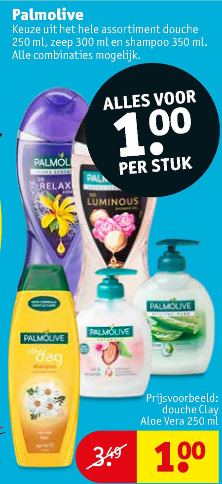 Palmolive   douchegel, handzeep folder aanbieding bij  Kruidvat - details