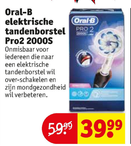 Braun Oral-B   electrische tandenborstel folder aanbieding bij  Kruidvat - details