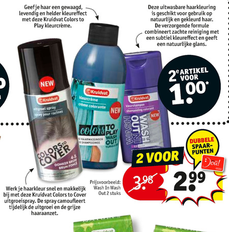 Kruidvat Huismerk   haarkleuring folder aanbieding bij  Kruidvat - details