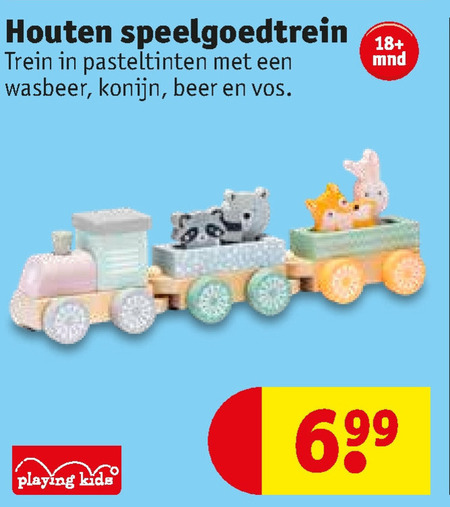 Een deel zoon Alternatief voorstel houten trein folder aanbieding bij Kruidvat - details