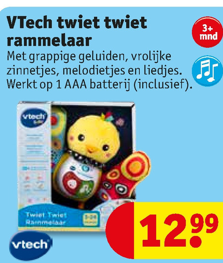 VTech   peuter- of babyspeelgoed folder aanbieding bij  Kruidvat - details