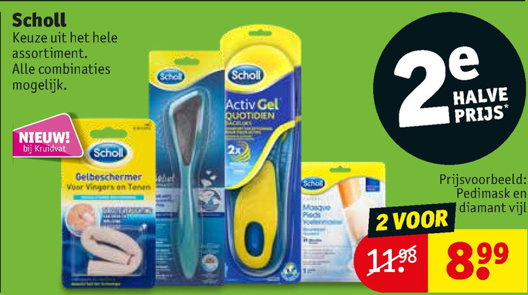 Scholl   voetvijl, eeltverwijderaar folder aanbieding bij  Kruidvat - details