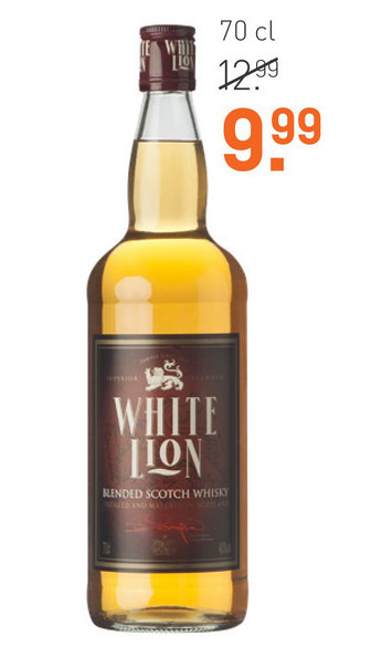 White Lion   whisky folder aanbieding bij  Gall & Gall - details