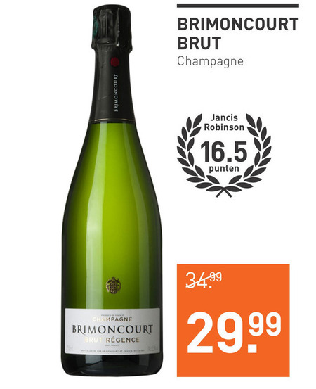 Brimoncourt   champagne sparkling wijn folder aanbieding bij  Gall & Gall - details