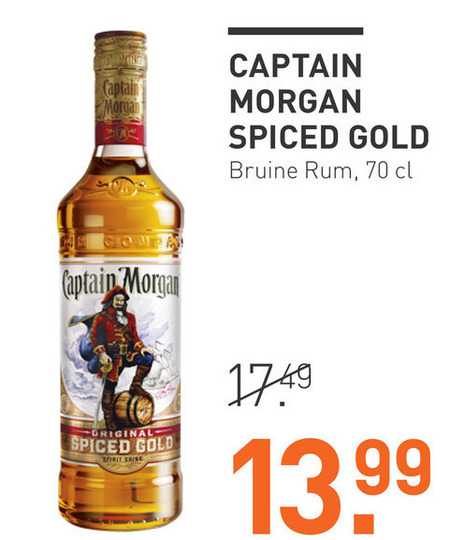 Captain Morgan   rum folder aanbieding bij  Gall & Gall - details