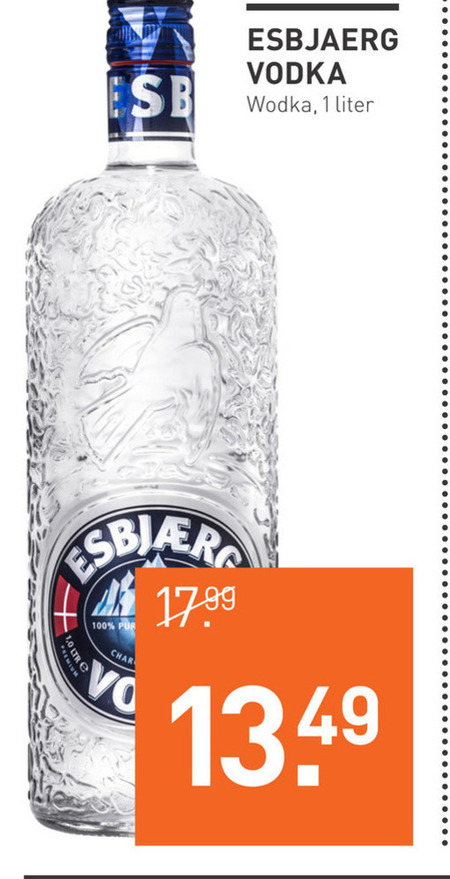 Esbjaerg   wodka folder aanbieding bij  Gall & Gall - details