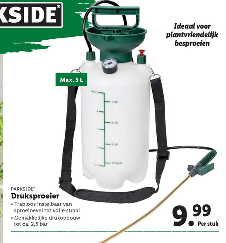 Florabest   drukspuit folder aanbieding bij  Lidl - details