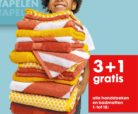 Hema huismerk   handdoek, baddoek folder aanbieding bij  Hema - details