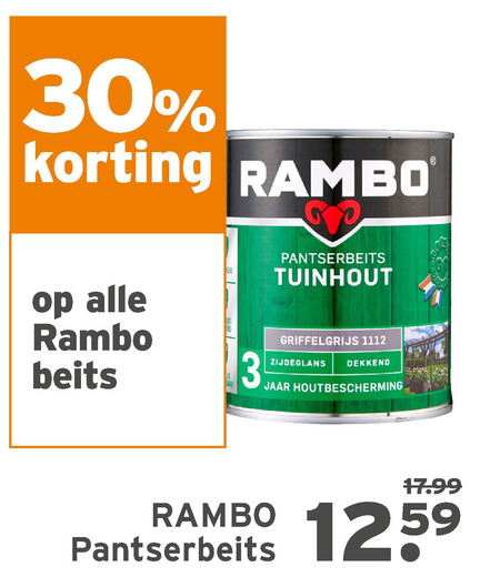 Rambo   beits folder aanbieding bij  Gamma - details