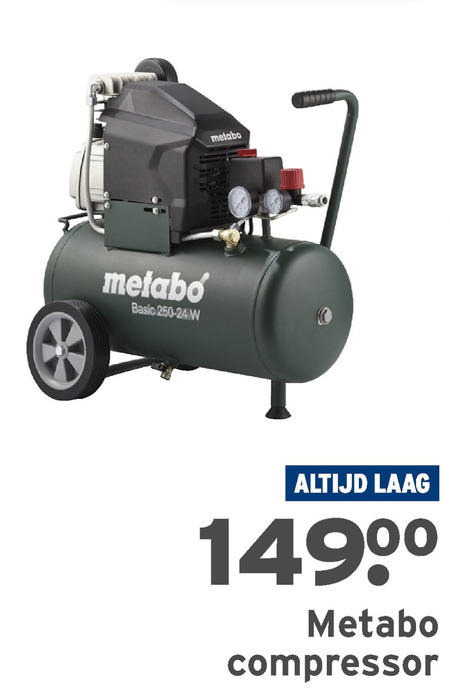 Metabo   compressorset folder aanbieding bij  Gamma - details