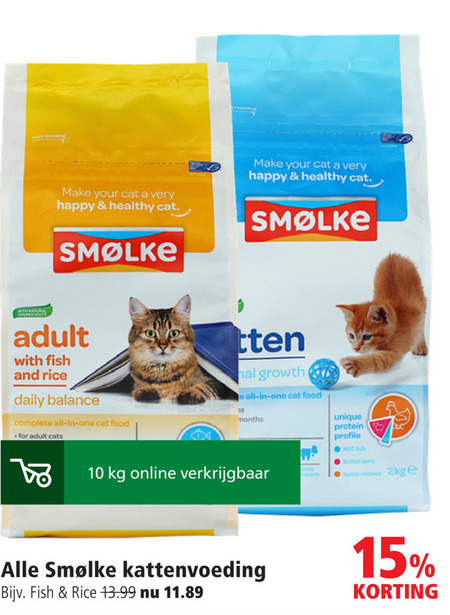 Smolke   kattenvoer folder aanbieding bij  Welkoop - details