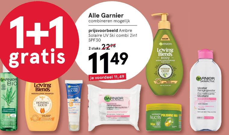 Garnier Loving Blends   shampoo, reinigingslotion folder aanbieding bij  Etos - details