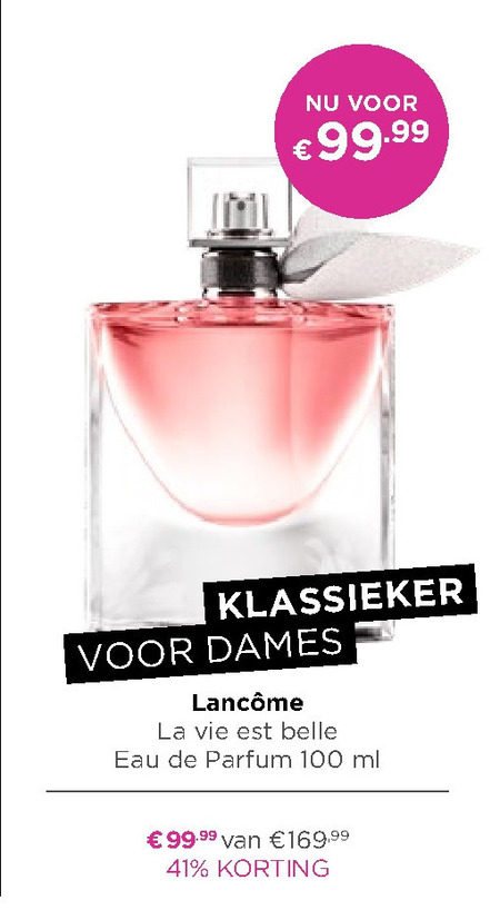 Lancome   eau de parfum folder aanbieding bij  Ici Paris XL - details