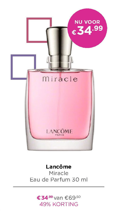 Lancome   eau de parfum folder aanbieding bij  Ici Paris XL - details