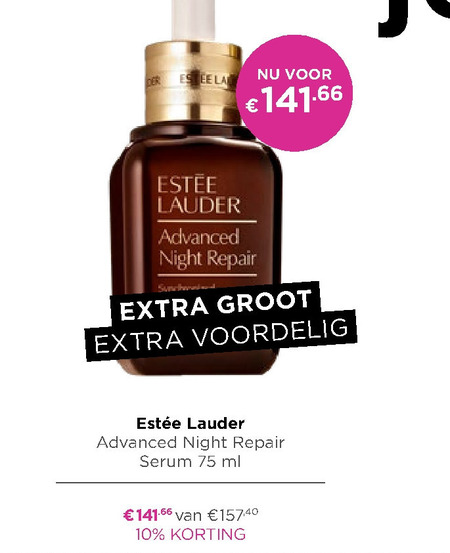 Estee Lauder   nachtcreme folder aanbieding bij  Ici Paris XL - details