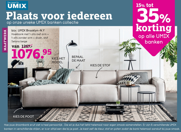 folder aanbieding bij Leenbakker - details