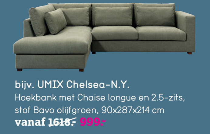 Umix   hoekbank folder aanbieding bij  Leenbakker - details