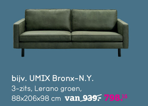 Umix   bankstel folder aanbieding bij  Leenbakker - details