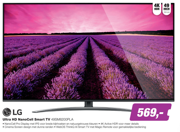 LG   4k ultrahd televisies folder aanbieding bij  EP Electronic Partner - details