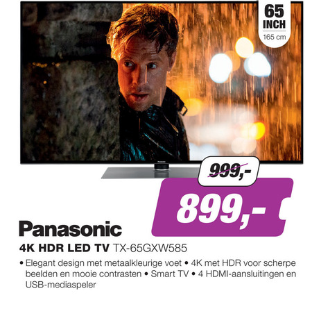 Panasonic   4k ultrahd televisies folder aanbieding bij  EP Electronic Partner - details