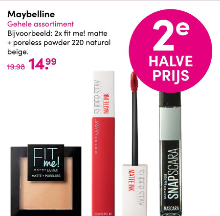 Maybelline   nagellak, cosmetica folder aanbieding bij  D.I.O. Drogist - details