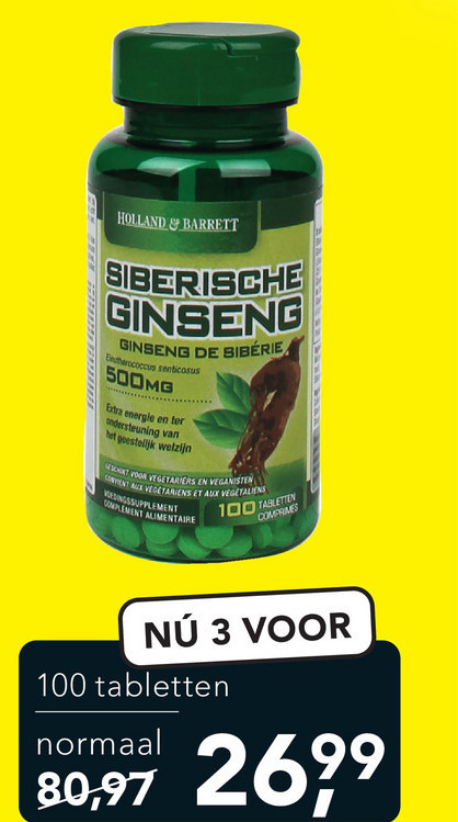 Holland and Barrett   voedingssupplement folder aanbieding bij  Holland & Barrett - details