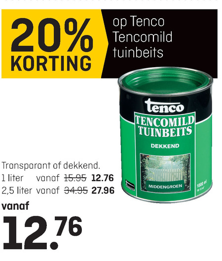 Tenco   beits folder aanbieding bij  Multimate - details