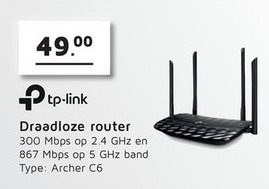 TP-Link   wireless router folder aanbieding bij  Informatique - details