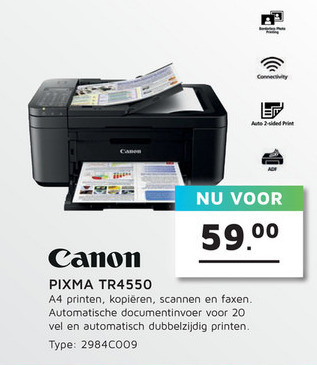 Canon   all-in-one printer folder aanbieding bij  Informatique - details