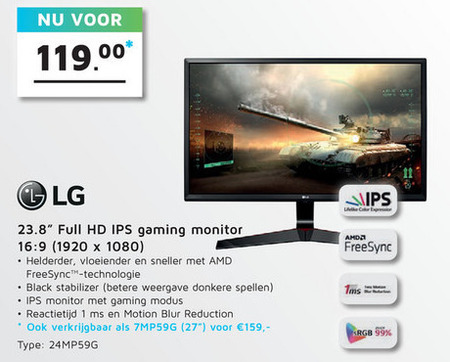 LG   monitor folder aanbieding bij  Informatique - details