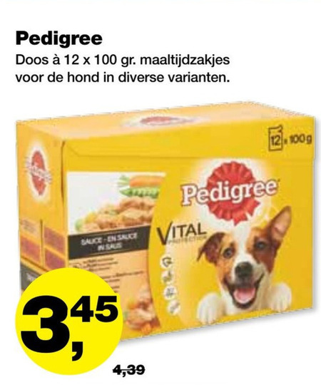 Pedigree   hondenvoer folder aanbieding bij  Jumper - details