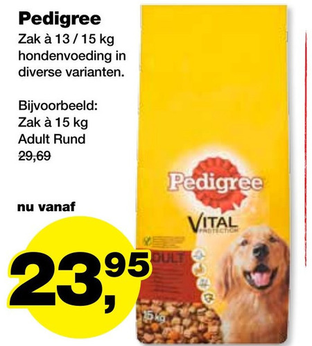 Pedigree   hondenvoer folder aanbieding bij  Jumper - details