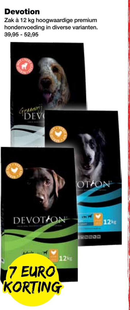 Devotion   hondenvoer folder aanbieding bij  Jumper - details