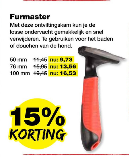 Furmaster   huisdierenkam folder aanbieding bij  Jumper - details