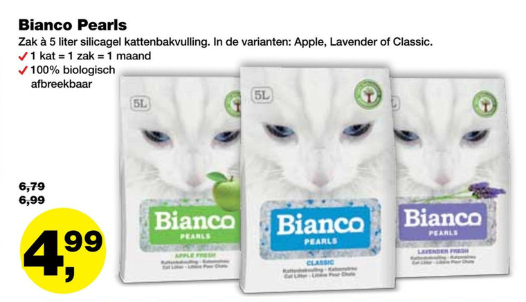 Bianco   kattenbakvulling folder aanbieding bij  Jumper - details