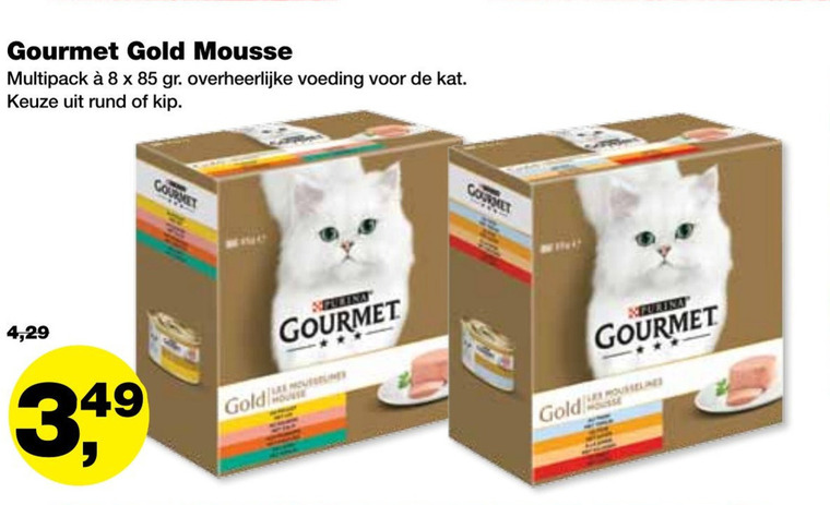 Gourmet kattenvoer folder bij Jumper - details