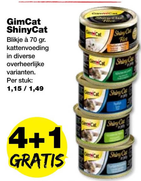 Gimcat   kattenvoer folder aanbieding bij  Jumper - details