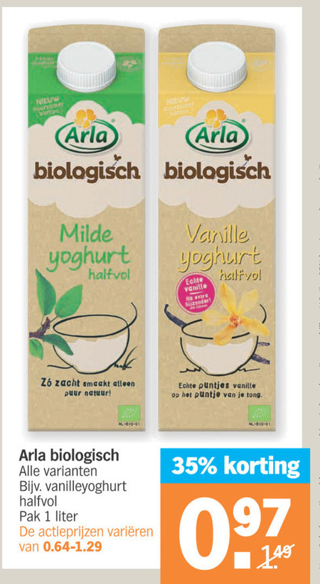 Arla   melk, yoghurt folder aanbieding bij  Albert Heijn - details