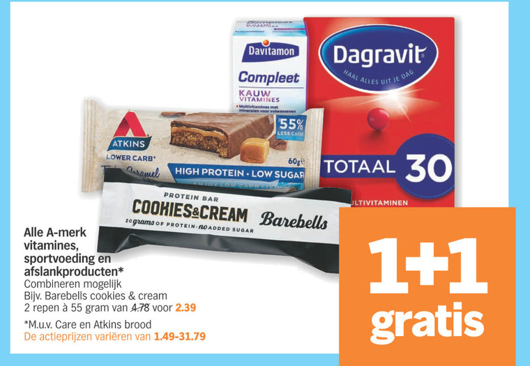 Alle merken   sportvoeding, afslankmaaltijd folder aanbieding bij  Albert Heijn - details