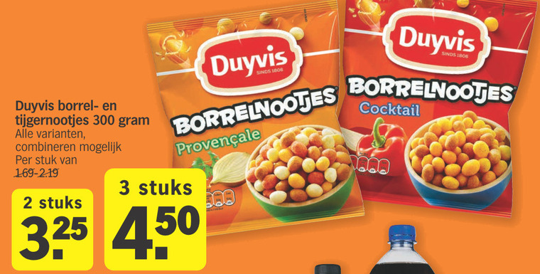 Duyvis   borrelnootjes folder aanbieding bij  Albert Heijn - details