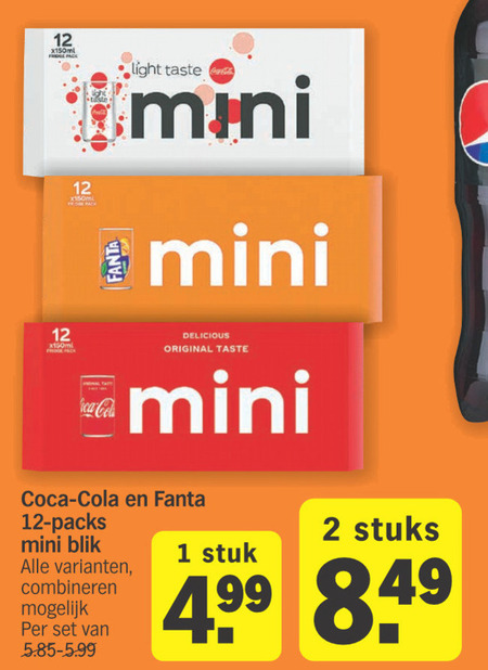 Coca-Cola   frisdrank, cola folder aanbieding bij  Albert Heijn - details