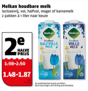 Melkan   karnemelk, melk folder aanbieding bij  Poiesz - details