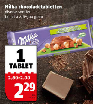 Milka   chocolade folder aanbieding bij  Poiesz - details