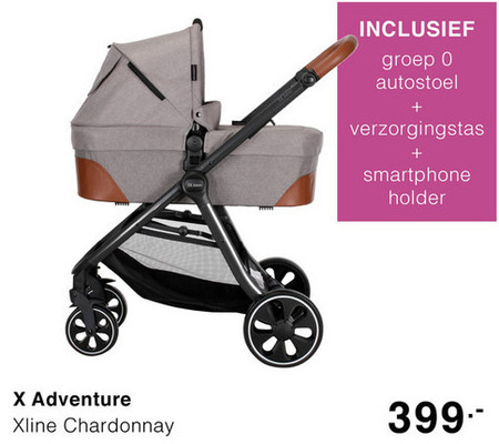 X-Adventure   kinderwagen folder aanbieding bij  Baby & Tiener megastore - details