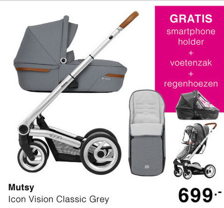 Mutsy   kinderwagen folder aanbieding bij  Baby & Tiener megastore - details