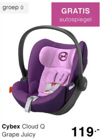 Cybex   autostoeltje folder aanbieding bij  Baby & Tiener megastore - details