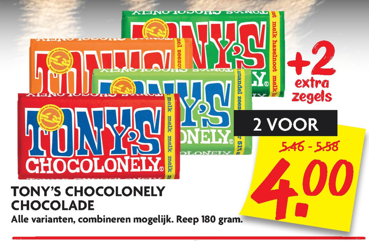 Tony Chocolony   chocolade folder aanbieding bij  Dekamarkt - details