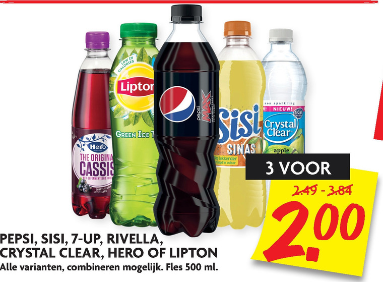 Hero   ice tea, cola folder aanbieding bij  Dekamarkt - details