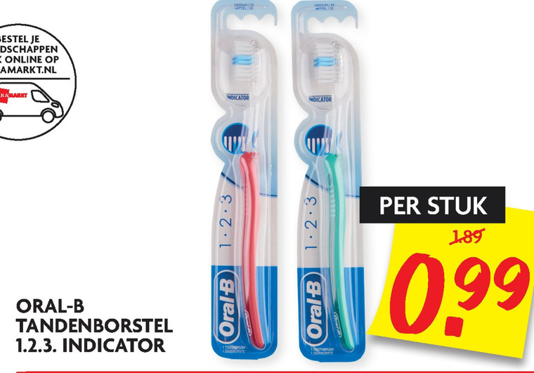 Oral-B   tandenborstel folder aanbieding bij  Dekamarkt - details