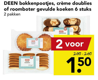 Deen Huismerk   koek, gevulde koeken folder aanbieding bij  Deen - details